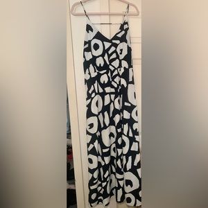 Loft Black and White dress